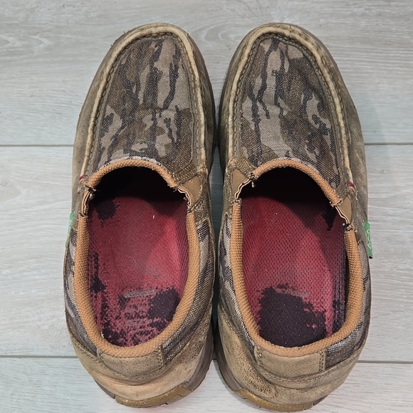 Eco Twis Mens Leather Brown Slip-On Shoes Sz 11M Driving main image 8